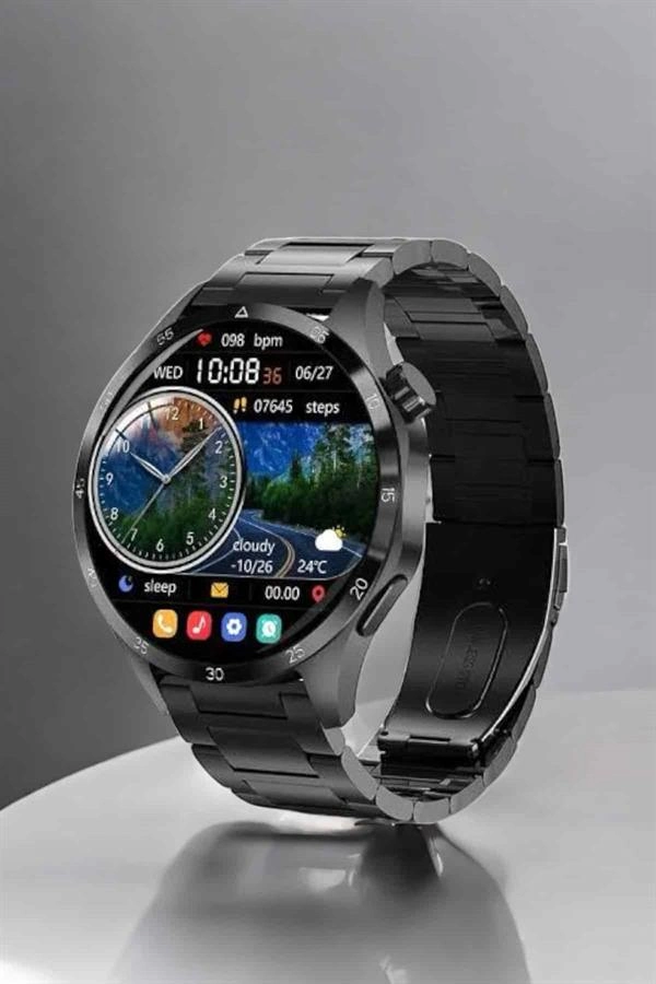 Akıllı Saat Sesli Görüşme, Nfc Uyumlu, Bildirim Görme Ve Uyku Ve Sağlık Takibi ( Lisinya )