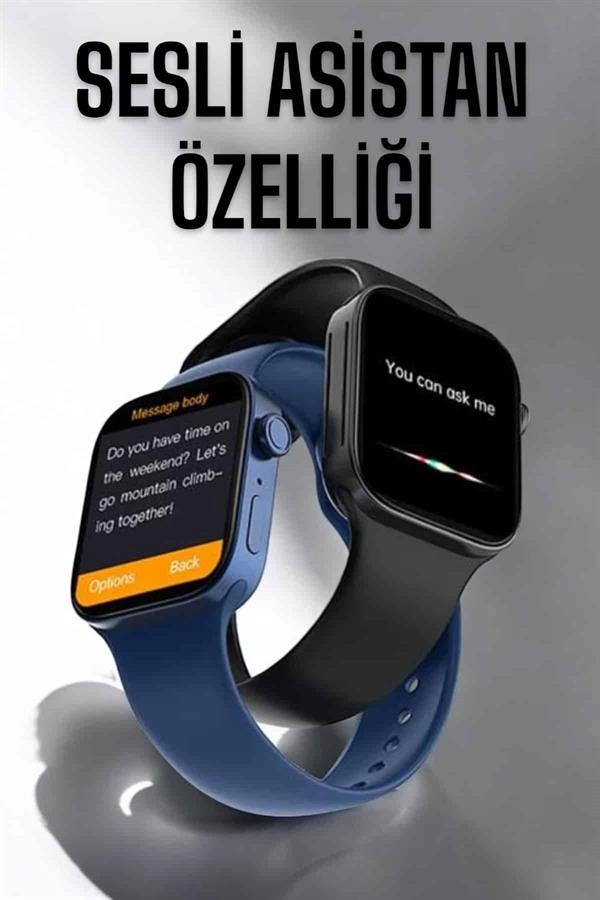 Akıllı Saat Tema Değiştirme Bluetooth Bağlantılı Arama Cevaplayan ( Lisinya )