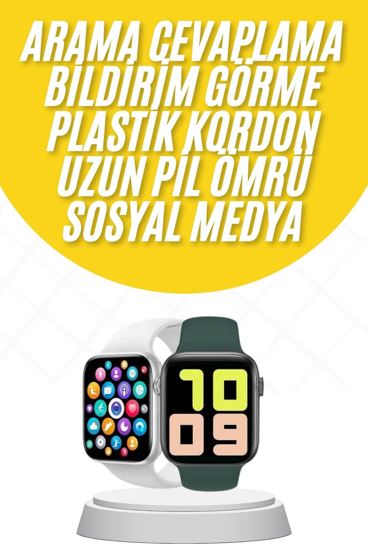 Akıllı Saat Uyku Ve Sağlık Takibi Arama Cevaplama 44 Mm Amoled Ekran ( Lisinya )