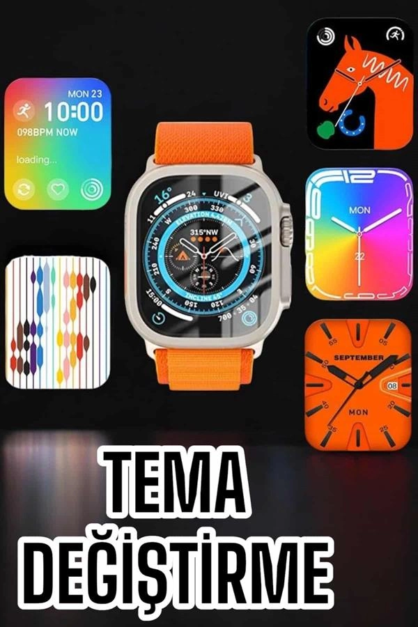 Akıllı Saat Uyku Ve Spor Takibi Yeni Nesil Bluetooth Bağlantılı Amoled Ekran ( Lisinya )