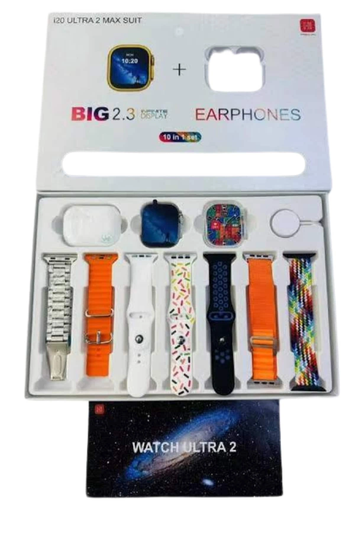 Akıllı Saat Ve Air Pro Kulaklık 7 Kordonlu Çok Fonksiyonlu İkili Set ( Lisinya )