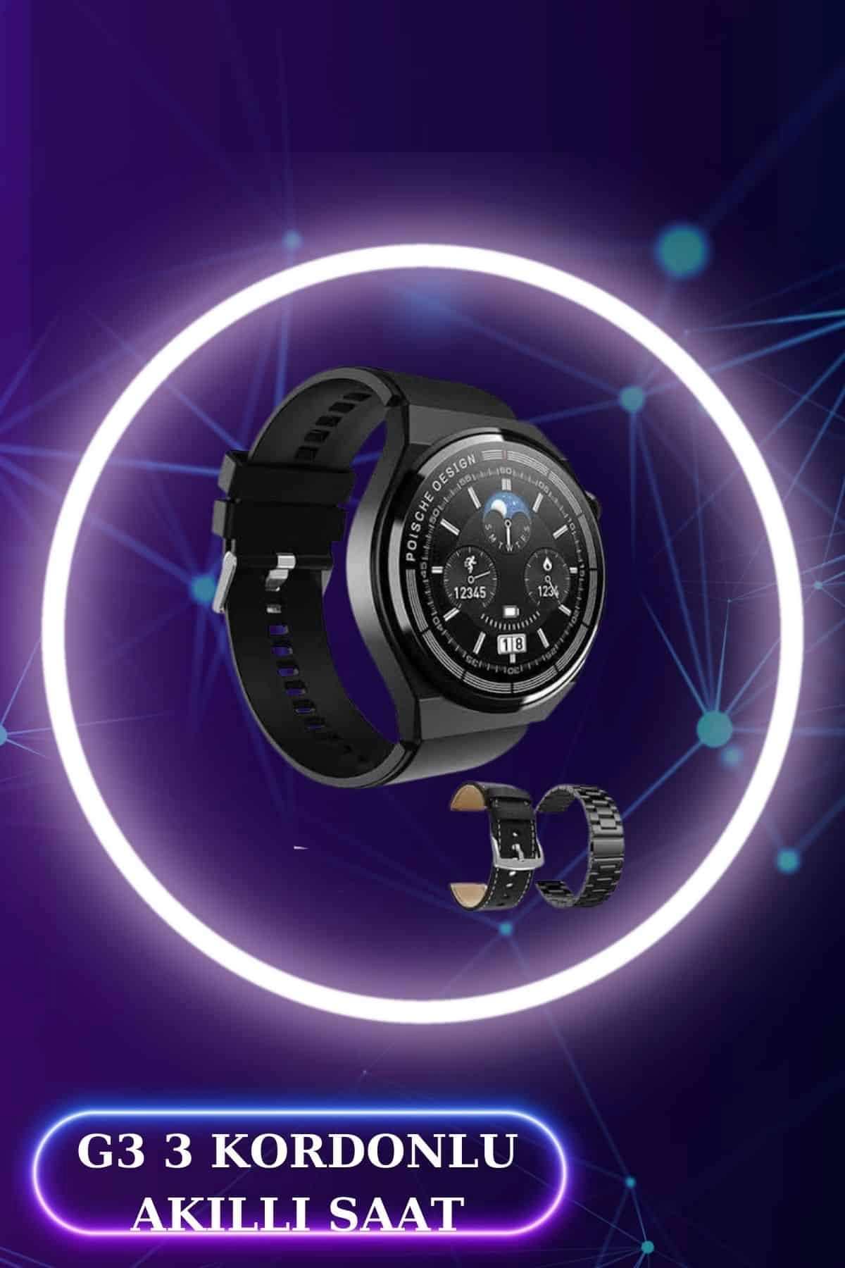 Akıllı Saat Ve Kulaklık Seti Dokunmatik Ekran 5.0 Bluetooth Bağlantılı Sesli Görüşme ( Lisinya )