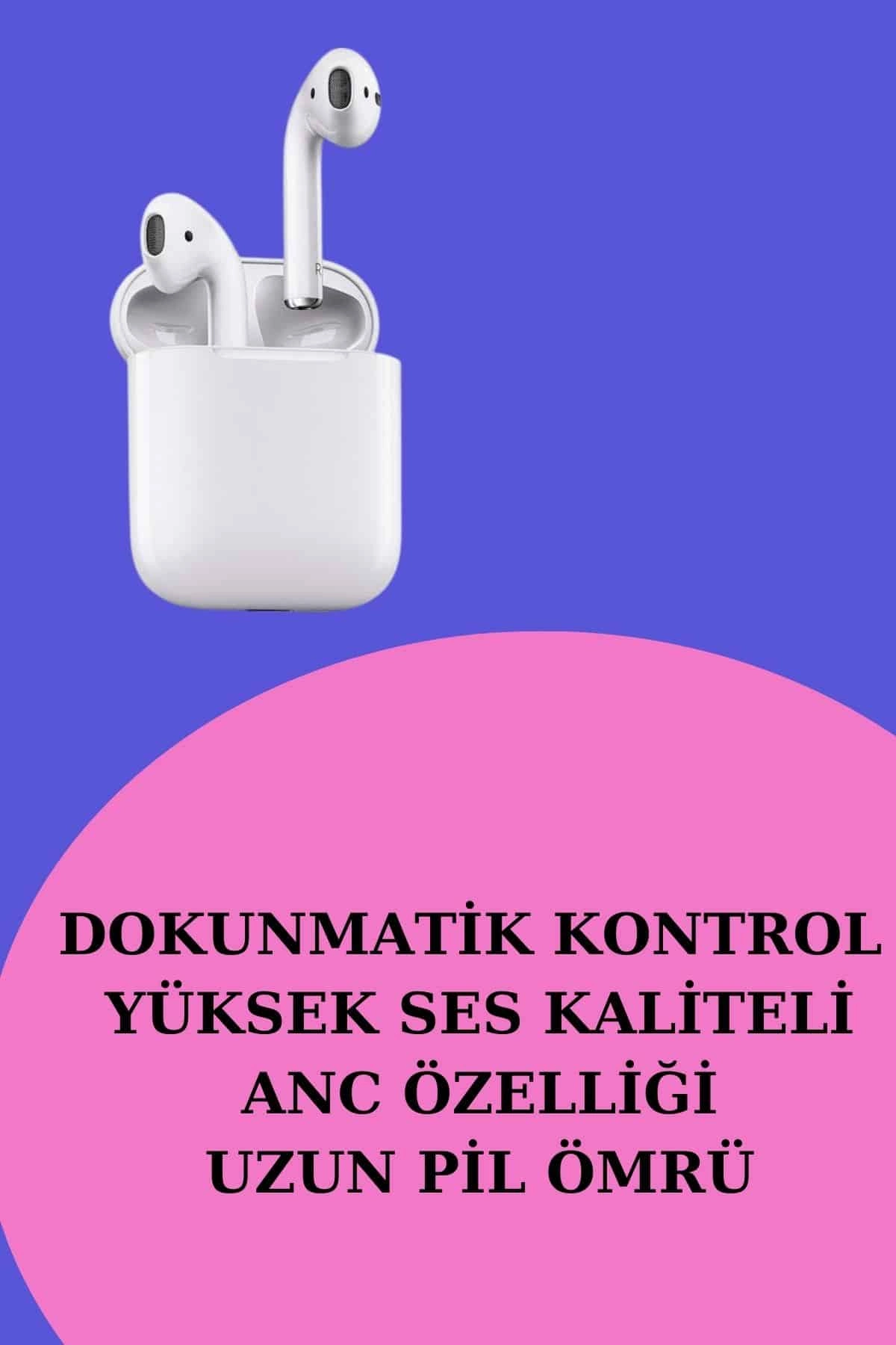 Akıllı Saat Ve Kulaklık Seti Dokunmatik Ekran 5.0 Bluetooth Bağlantılı Sesli Görüşme ( Lisinya )