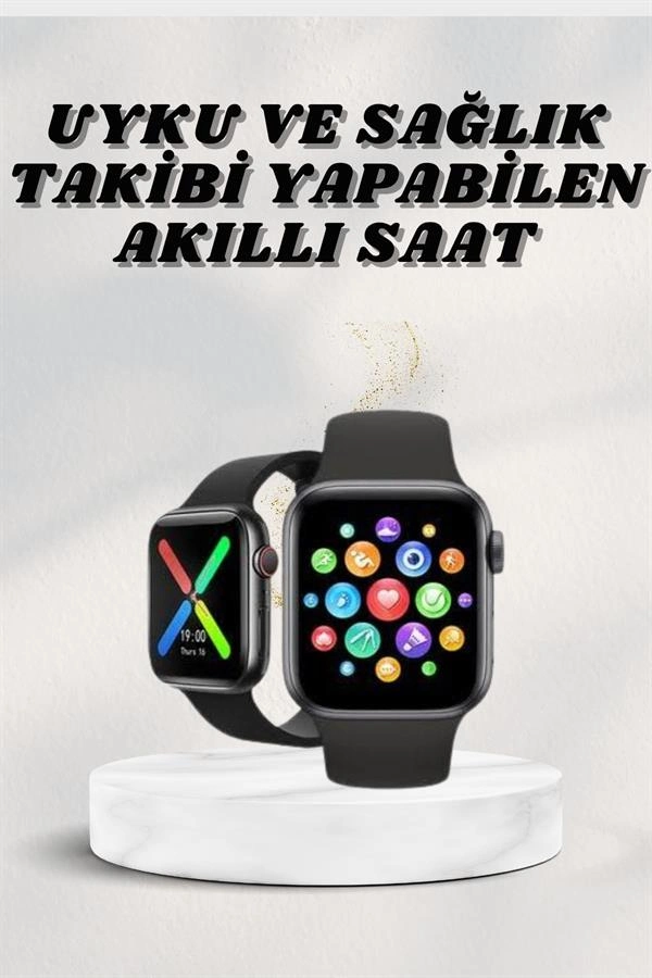 Akıllı Saat Wireless Şarj Yüksek Çözünürlüklü Müzik Dinleme Sesli Cevaplama ( Lisinya )