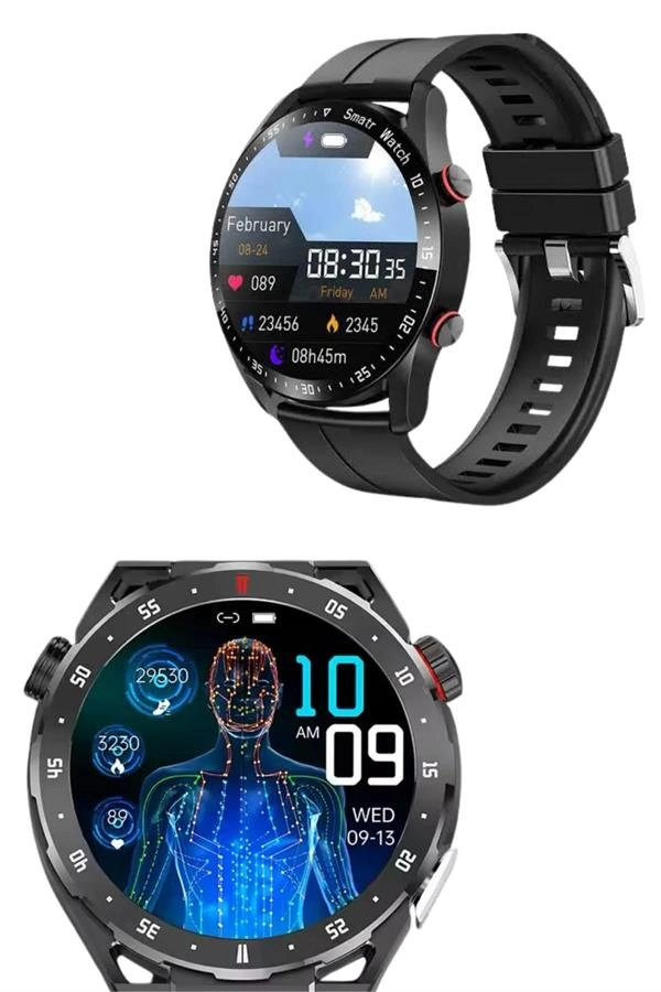 Akıllı Saat Yeni Model Sesli Asistan Bildirim Görme Bluetooth Bağlantılı Müzik Dinleme ( Lisinya )