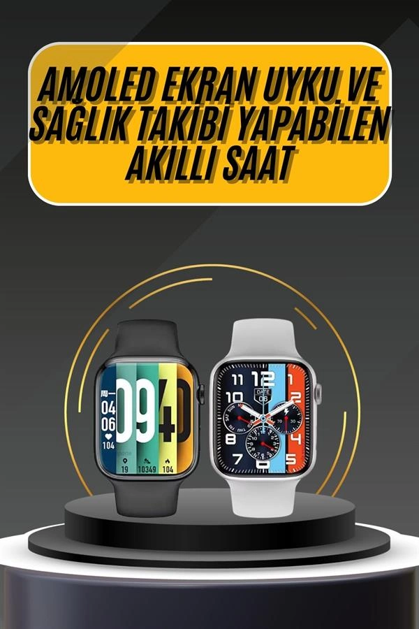 Akıllı Saat Yeni Nesil Android Ve İos Uyumlu Titreşim Modlu Alarm Kronometre ( Lisinya )
