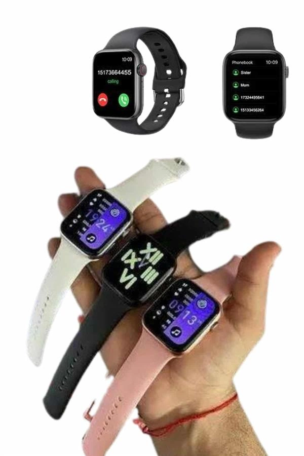 Akıllı Saat Yeni Nesil Android Ve İos Uyumlu Titreşim Modlu Alarm Kronometre ( Lisinya )