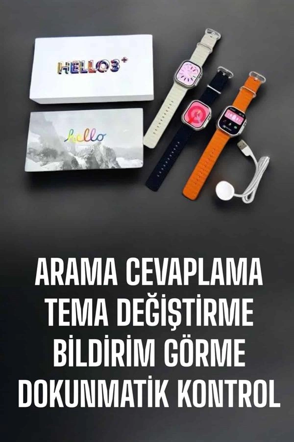 Akıllı Saat Yeni Nesil Bluetooth Bağlantılı Uyku Sağlık Takibi Gps Ve Nfc Uyumlu ( Lisinya )