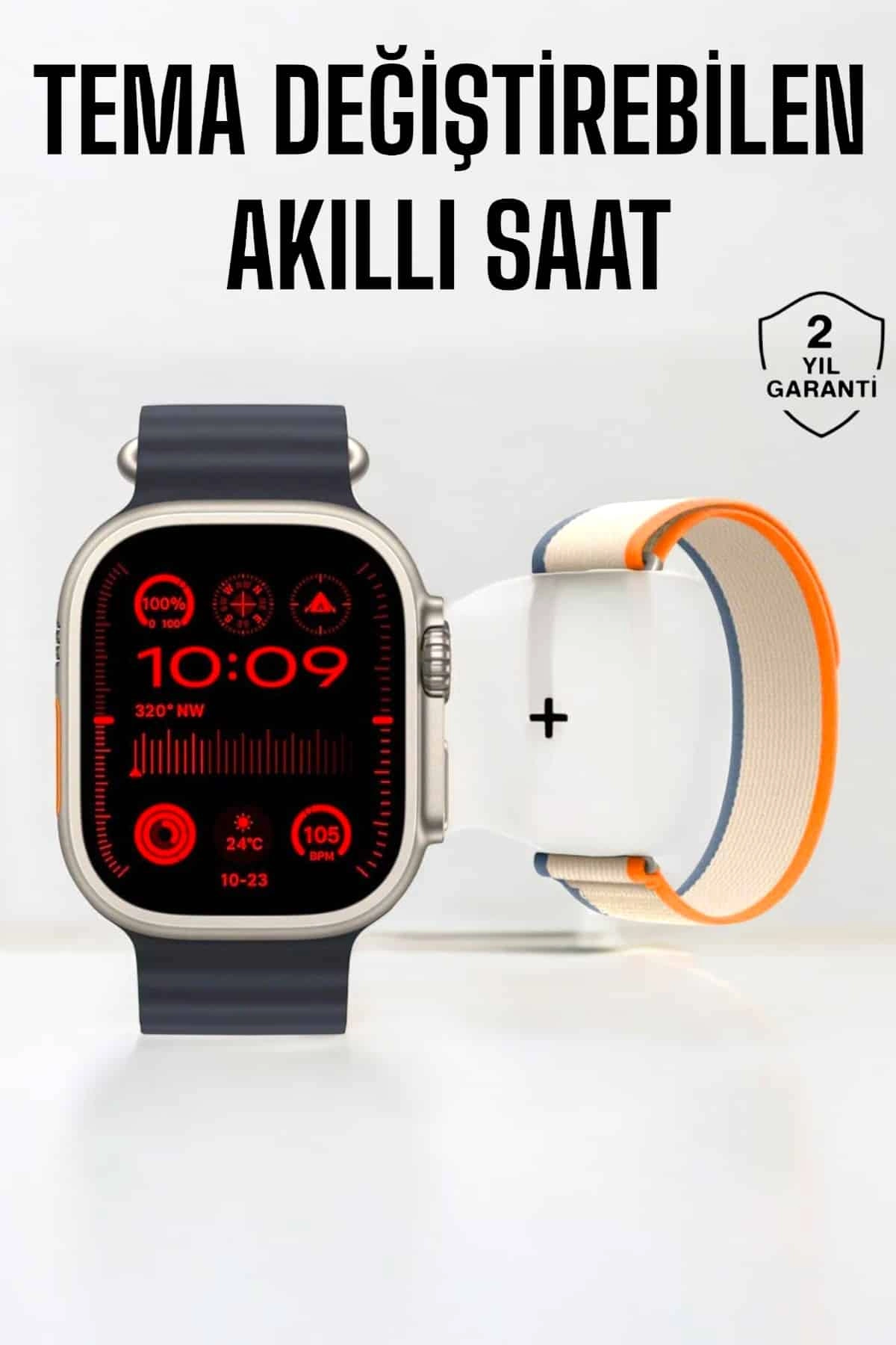 Akıllı Saat Yeni Nesil Sesli Asistan Uyku Ve Sağlık Takibi Adımsayar ( Lisinya )