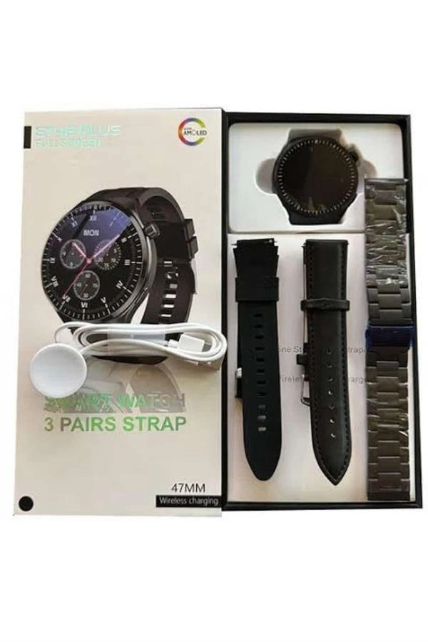 Akıllı Saat Yeni Nesil Üç Kordonlu Nabız Ölçer Çağrı Cevaplama ( Lisinya )