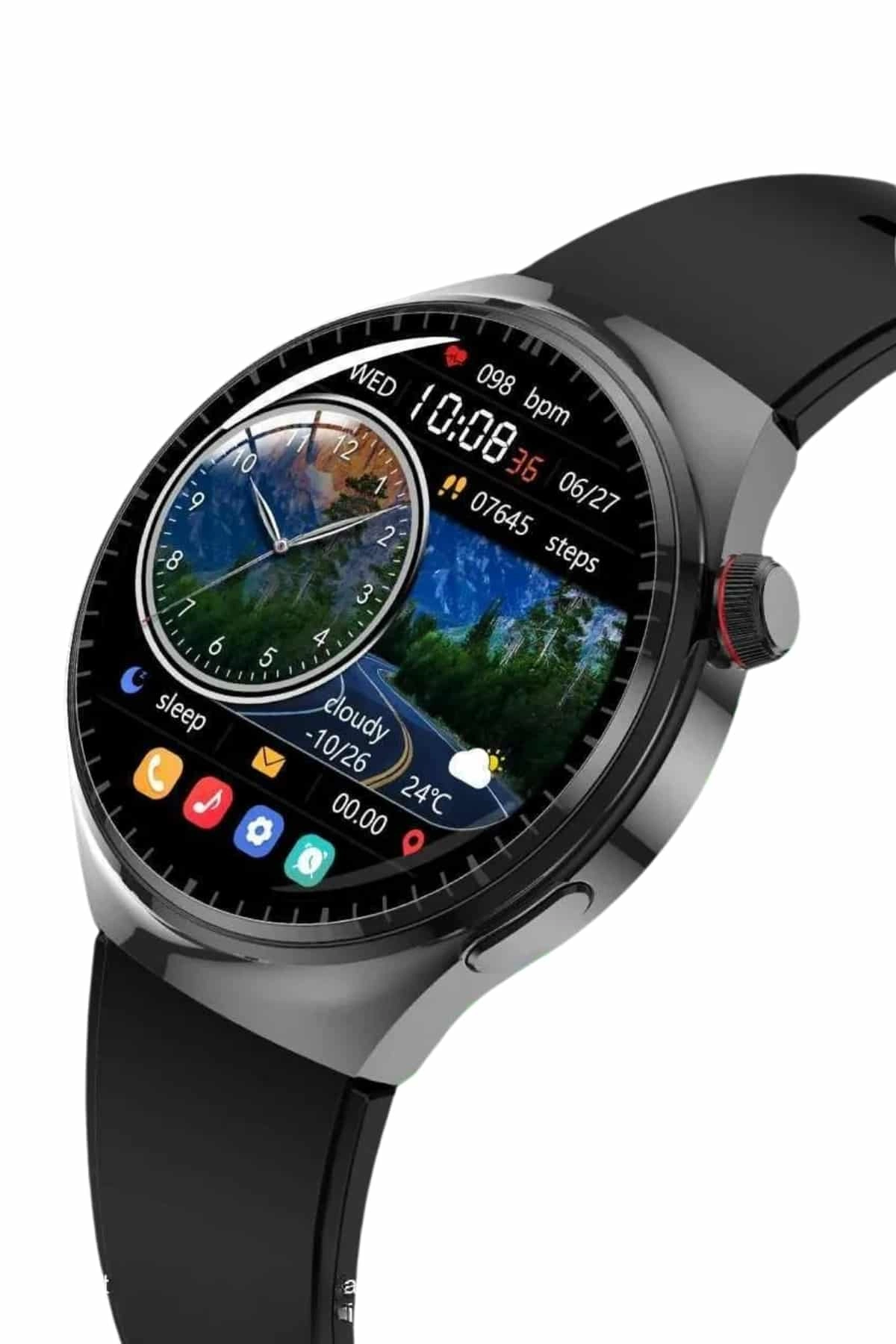 Akıllı Saat Yeni Nesil Üç Kordonlu Nabız Ölçer Çağrı Cevaplama ( Lisinya )