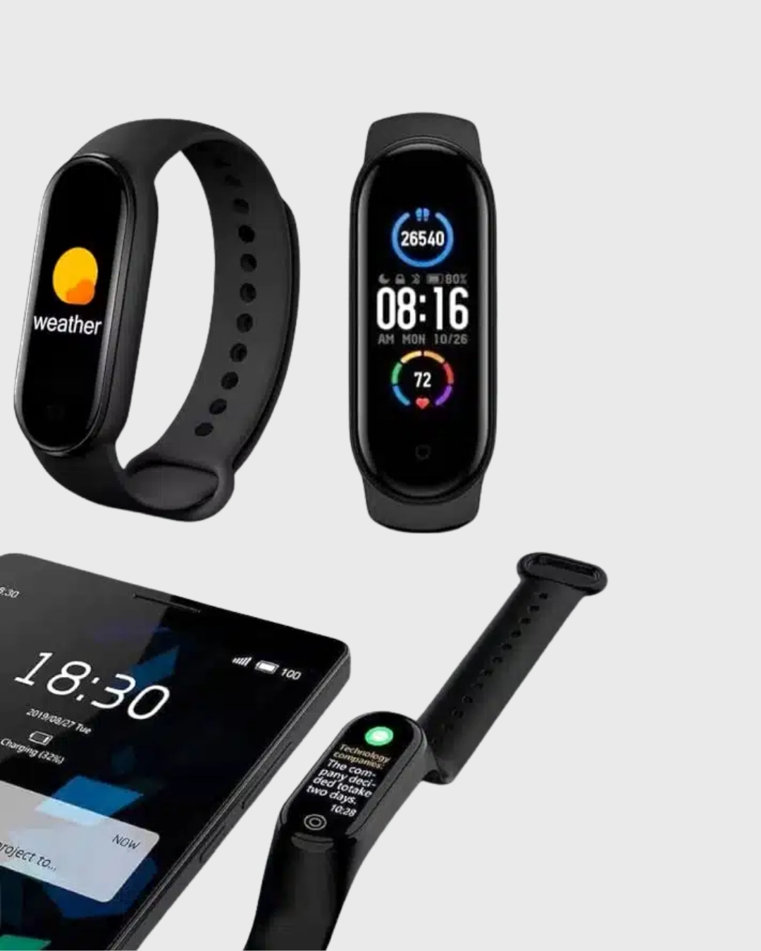 Akıllı Spor Bilekliği Ve Gürültü Önleyici Bluetooth Kulaklık Seti ( Lisinya )