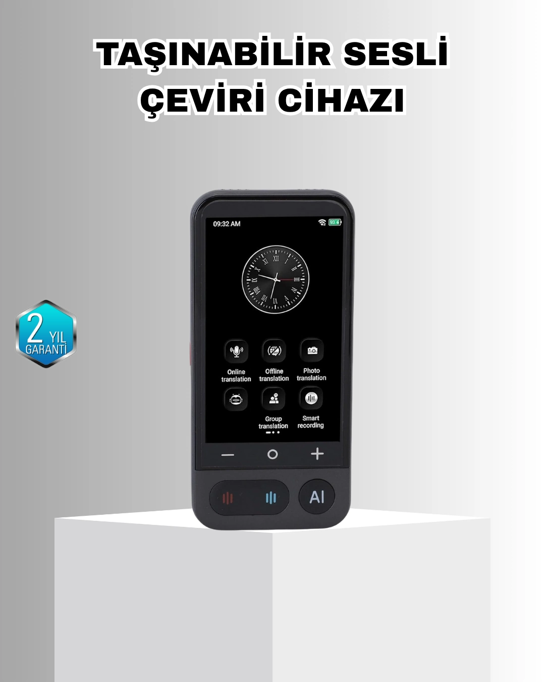 Akıllı Taşınabilir Tercüman – 17 Çevrimdışı, 139 Çevrimiçi Dil Desteği ( Lisinya )