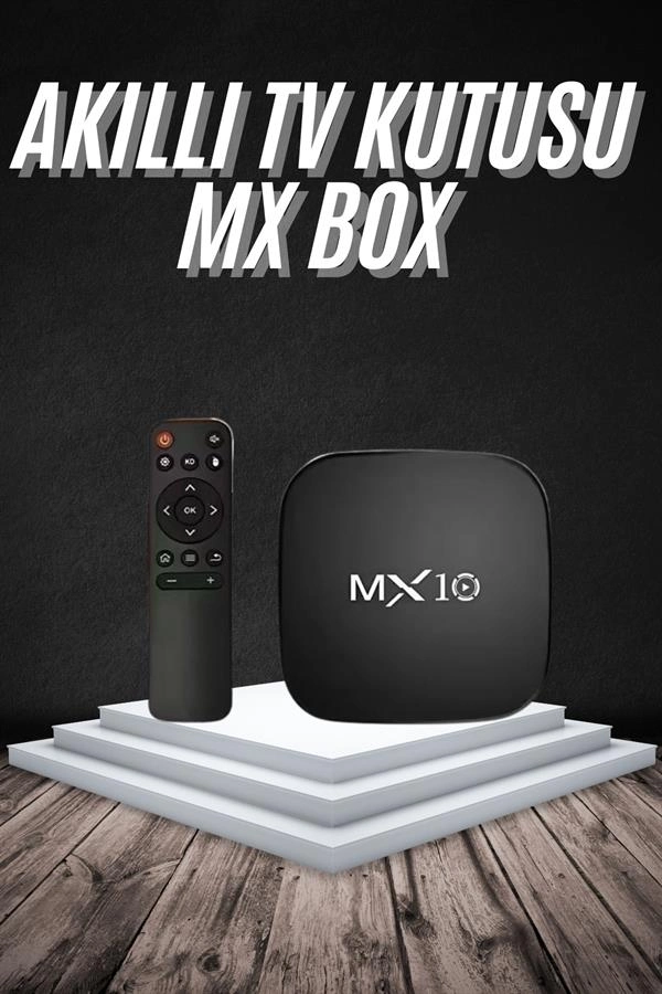 Akıllı Tv Kutusu Mx Box Android 7.1 Tv Kutusu 2.4g Kablosuz ( Lisinya )