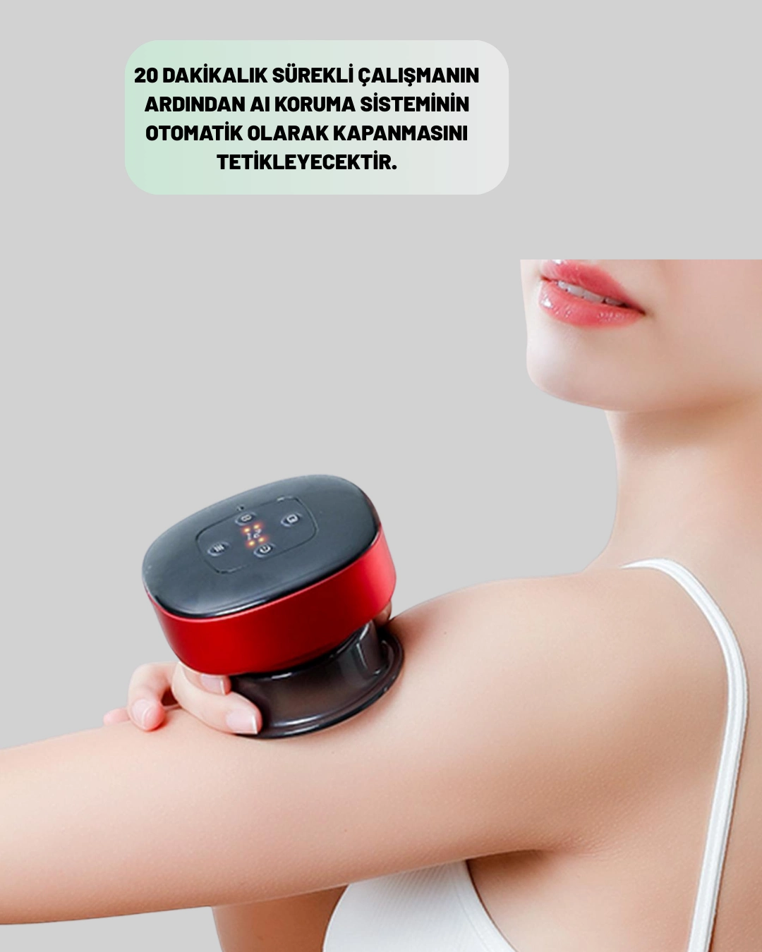 Akıllı Vakumlu Kupa Masaj Cihazı Ağrı Giderici Ve Rahatlatıcı Terapi ( Lisinya )