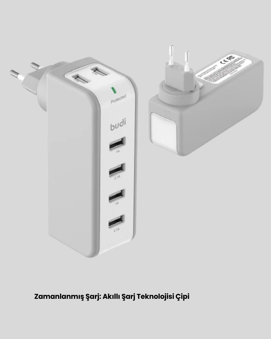 Akıllı Zaman Ayarlı Şarj Cihazı Güvenli Ve Enerji Tasarruflu ( Lisinya )