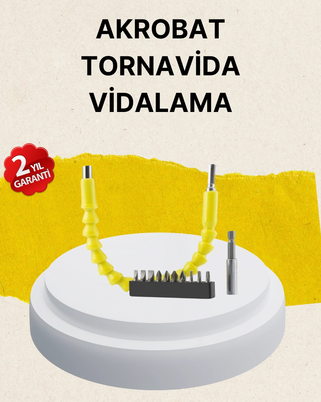 Akrobat Vidalama Uç Seti 12 Parça Profesyonel Dar Alan Kullanım ( Lisinya )