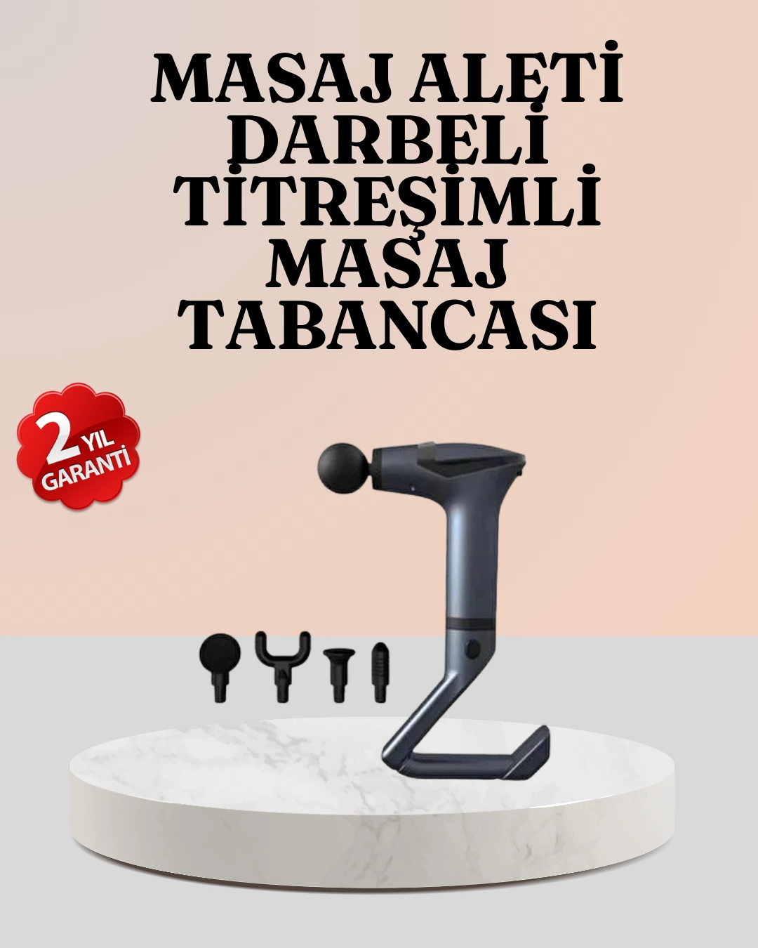 Aktüel 3in1 Taşınabilir Şarjlı Titreşimli Masaj Cihazı Çok Fonksiyonlu ( Lisinya )