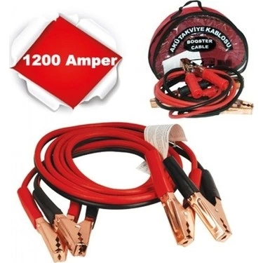 Akü Takviye Kablosu 1200 Amper (taşıma Çantalı) ( Lisinya ) Akü Takviye Kablosu 1200 Amper (taşıma Çantalı) ( Lisinya )