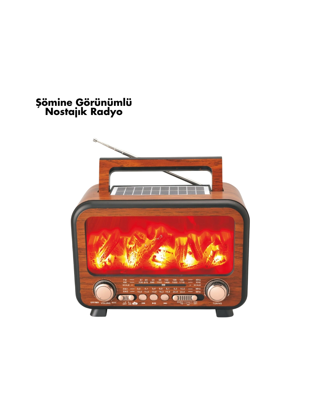 Alev Efektli Bluetooth Hoparlör ( Lisinya )