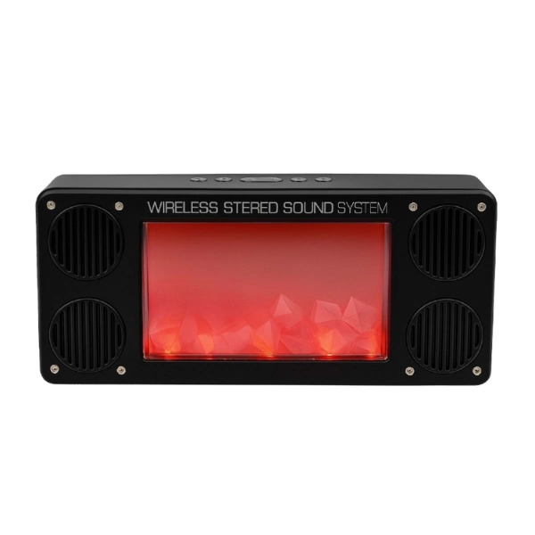 Alev Şömine Efektli Bluetooth Hoparlör Siyah ( Lisinya )