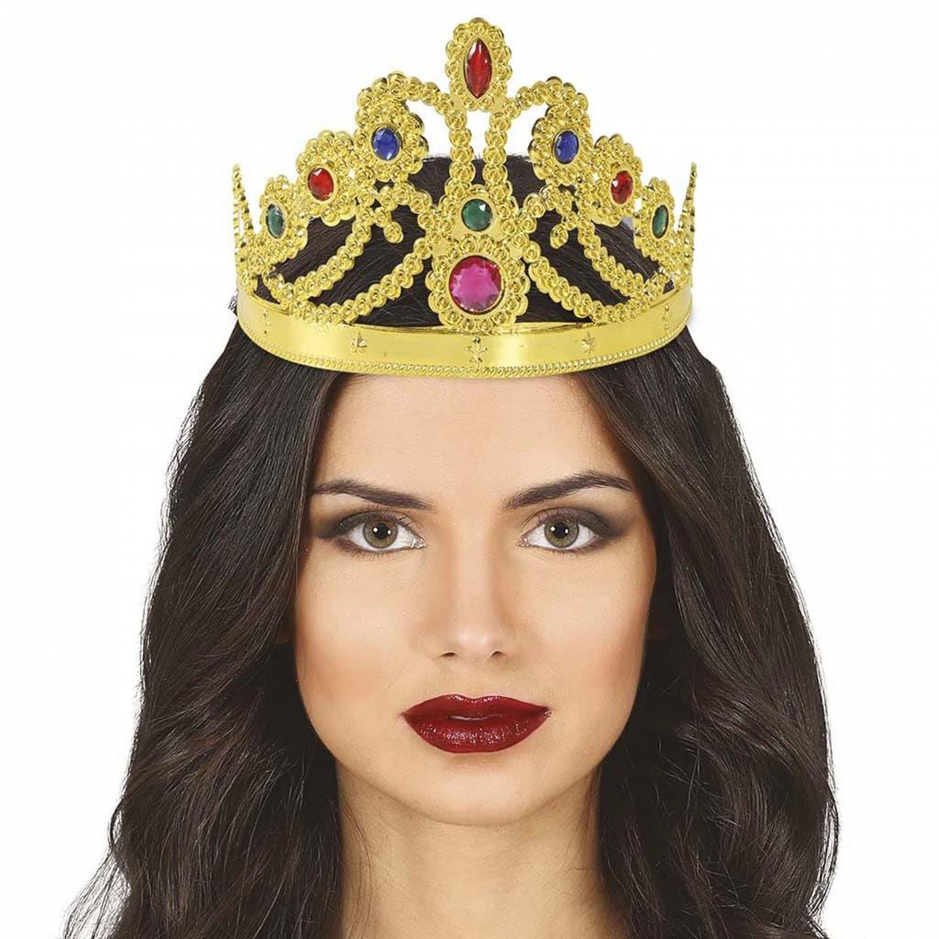 Altın Renk Plastik Prenses Tacı 60 Cm ( Lisinya )