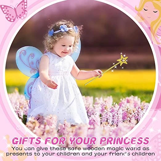 Altın Renk Yıldız Peri Asası ( Lisinya )