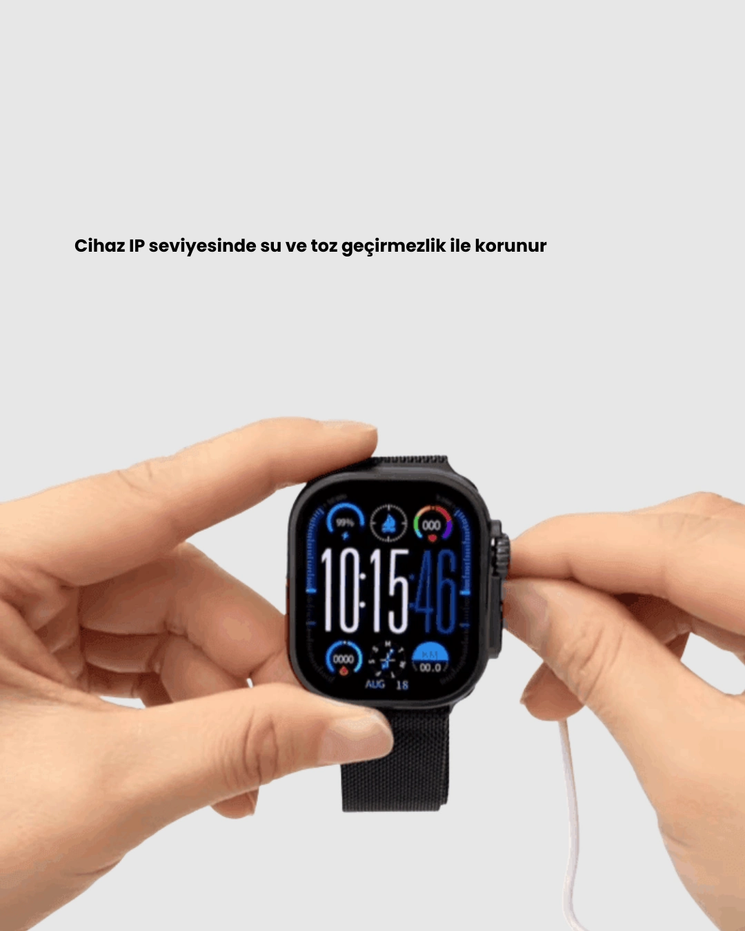 Amoled Akıllı Saat 49mm Bluetooth Arama Spor Ve Sağlık ( Lisinya )
