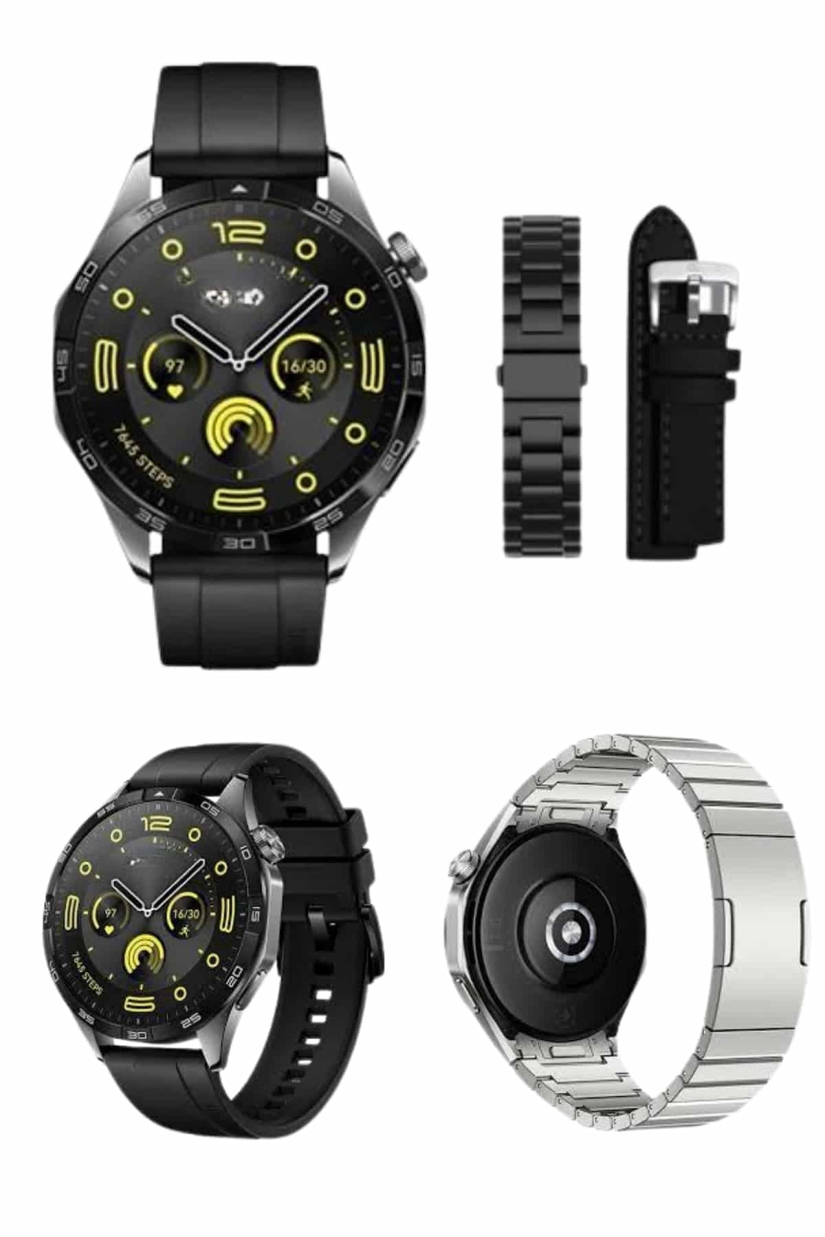 Amoled Ekran 3 Kordonlu Akıllı Saat 5.0 Bluetooth Bağlantılı Android Ve İos Uyumlu ( Lisinya )