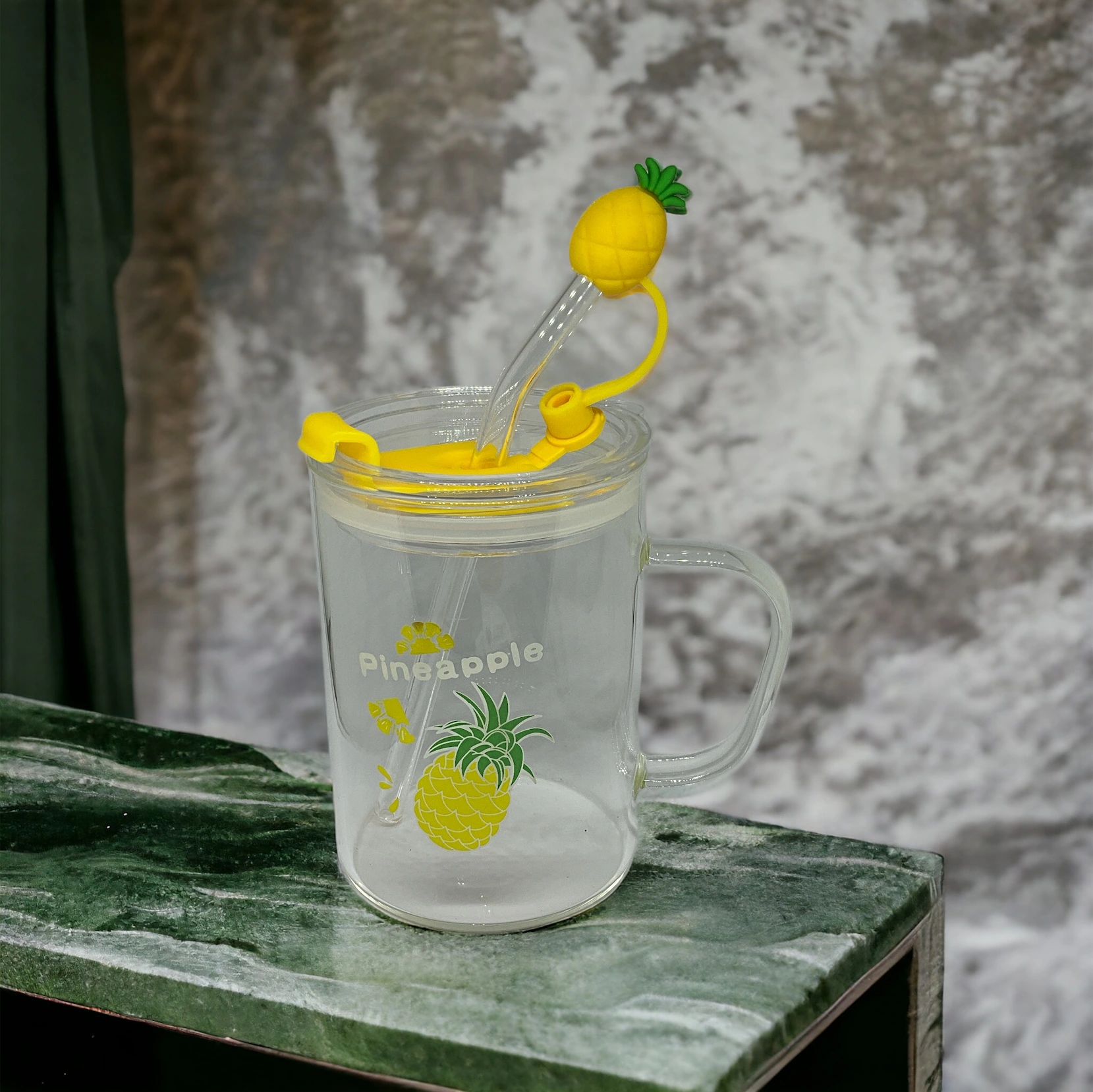 Ananas Tasarımlı Kupa Bardak ( Lisinya ) Ananas Tasarımlı Kupa Bardak ( Lisinya )