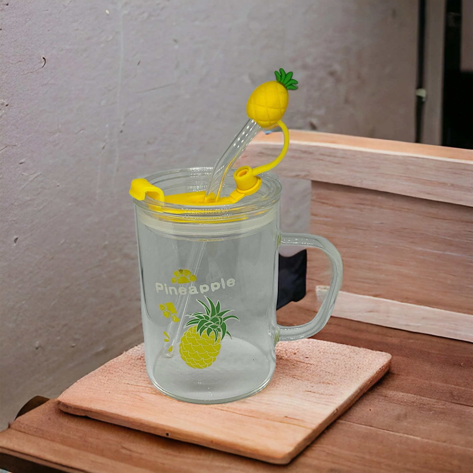 Ananas Tasarımlı Kupa Bardak ( Lisinya ) Ananas Tasarımlı Kupa Bardak ( Lisinya )