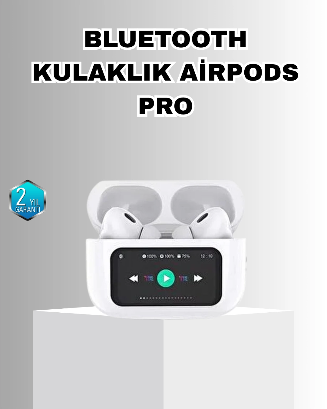 Anc Bluetooth Kulaklık – Dokunmatik, Powerbank Kutulu, Akıllı Sensörlü ( Lisinya )