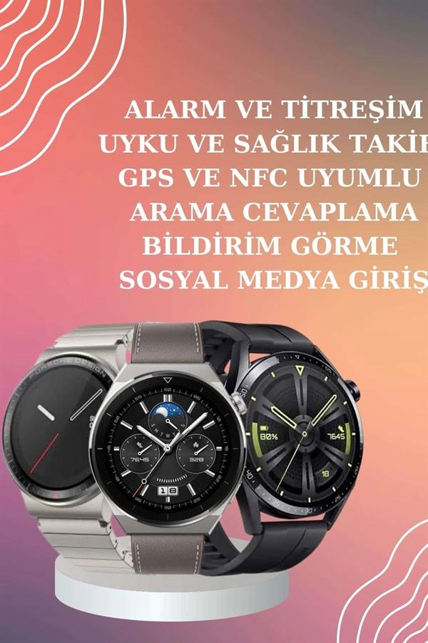 Anc Özellikli Bluetooth Kulaklık Ve Amoled Ekran Akıllı Saat Uyku Ve Sağlık Takibi Nabız Ölçer ( Lisinya )