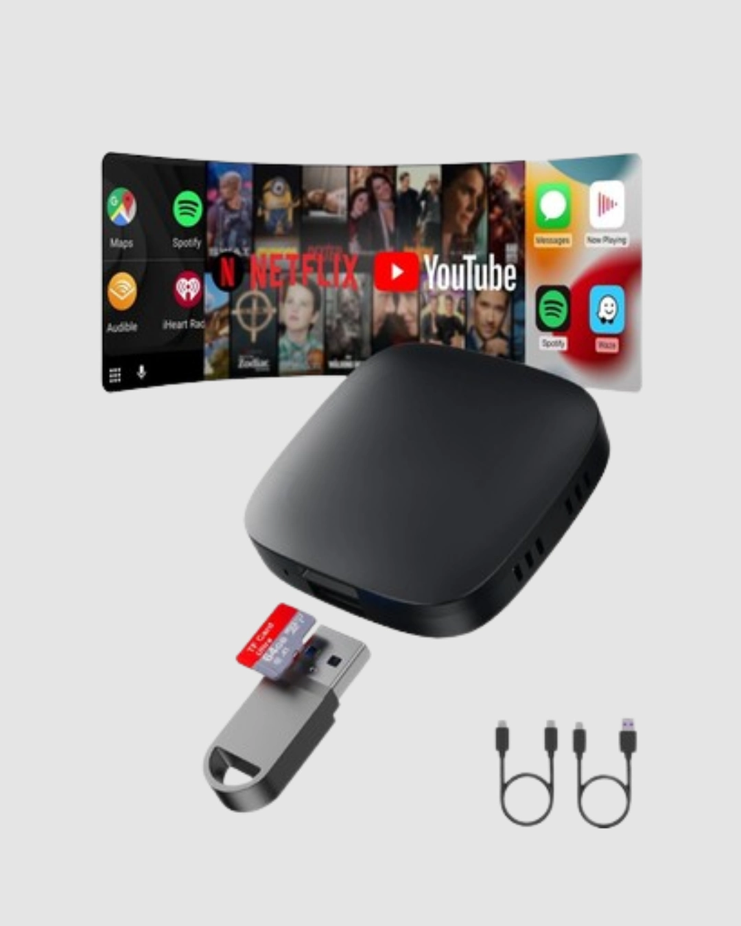 Android Auto Kablosuz Adaptör Bluetooth 5.0 Ve 5.8ghz Kablosuz Destekli ( Lisinya ) Android Auto Kablosuz Adaptör Bluetooth 5.0 Ve 5.8ghz Kablosuz Destekli ( Lisinya )