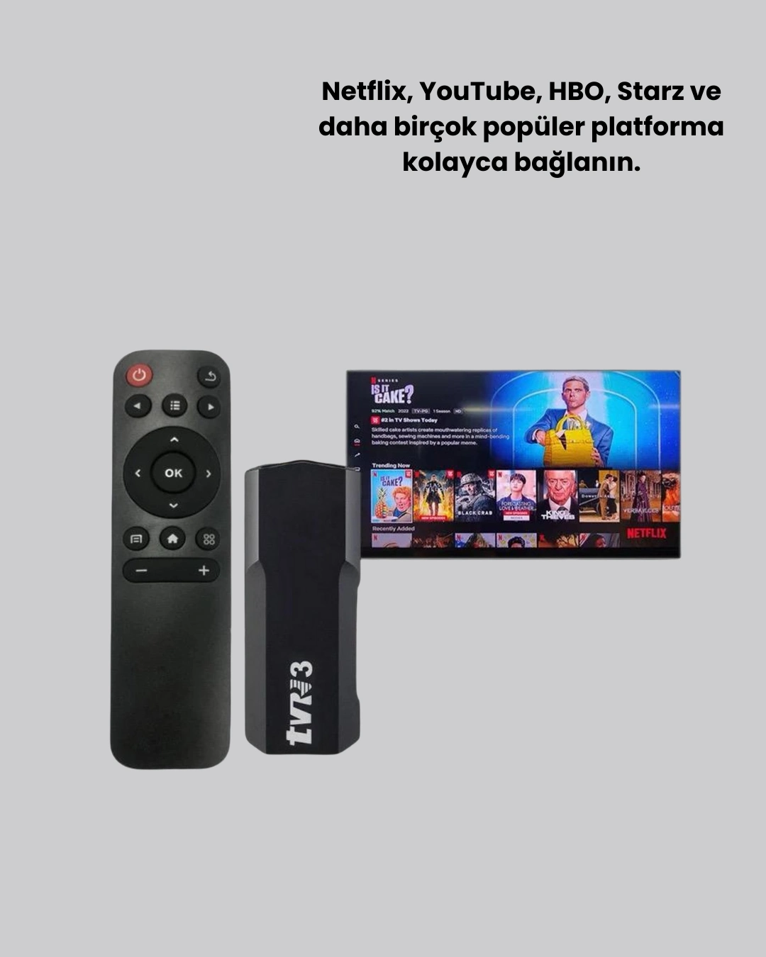 Android Tv Stick Kablosuz Ve Bluetooth Bağlantılı ( Lisinya )