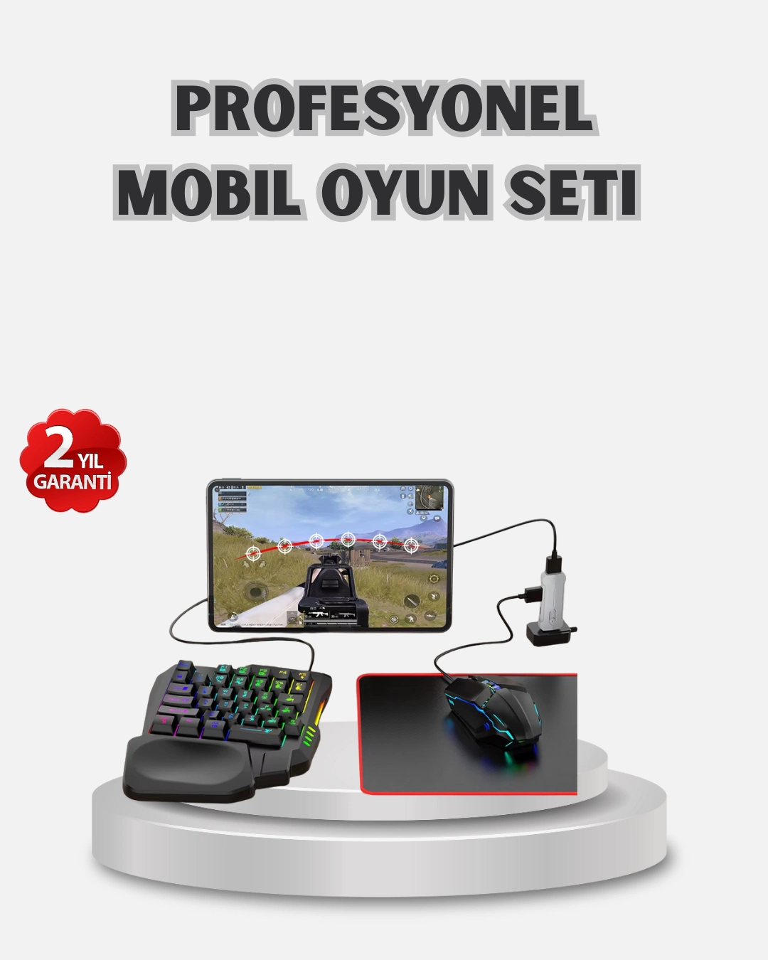Android Uyumlu Mobil Oyun Kiti 5in1 Klavye Mouse Dönüştürücü Gecikmesiz Fps Set ( Lisinya ) Android Uyumlu Mobil Oyun Kiti 5in1 Klavye Mouse Dönüştürücü Gecikmesiz Fps Set ( Lisinya )