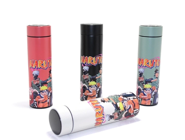 Anime Baskılı Digital Göstergeli Termos 500 Ml Alk382 ( Lisinya )