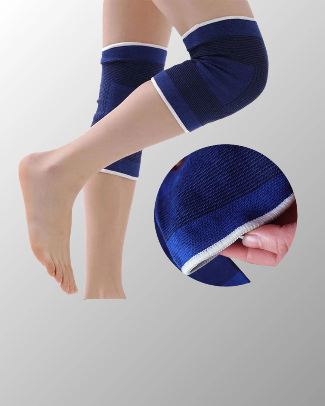 Anti-slip Diz Bandajı Sporcu Desteklikli Koruyucu Model ( Lisinya )