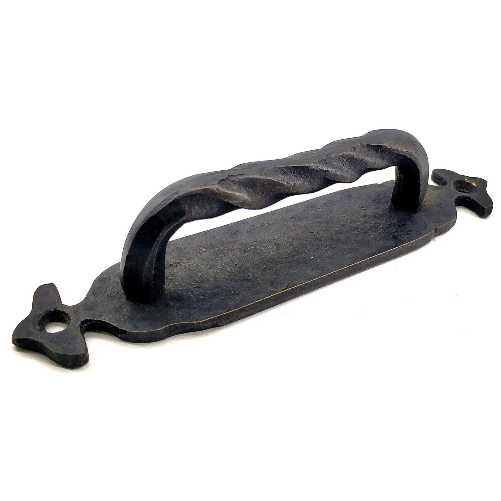 Antika Tarz Dekoratif Pirinç Burgulu Çekme Kol - 148x33 Mm, Oksit ( Lisinya ) Antika Tarz Dekoratif Pirinç Burgulu Çekme Kol - 148x33 Mm, Oksit ( Lisinya )