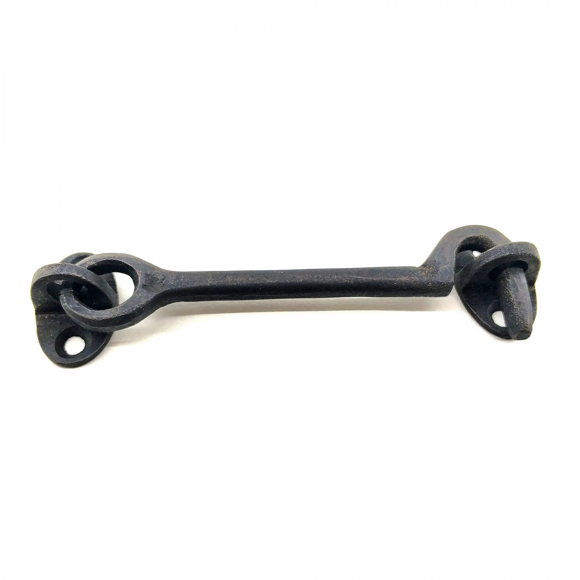 Antika Tarz Dekoratif Pirinç  Çengeli - 13cm, Oksit ( Lisinya )