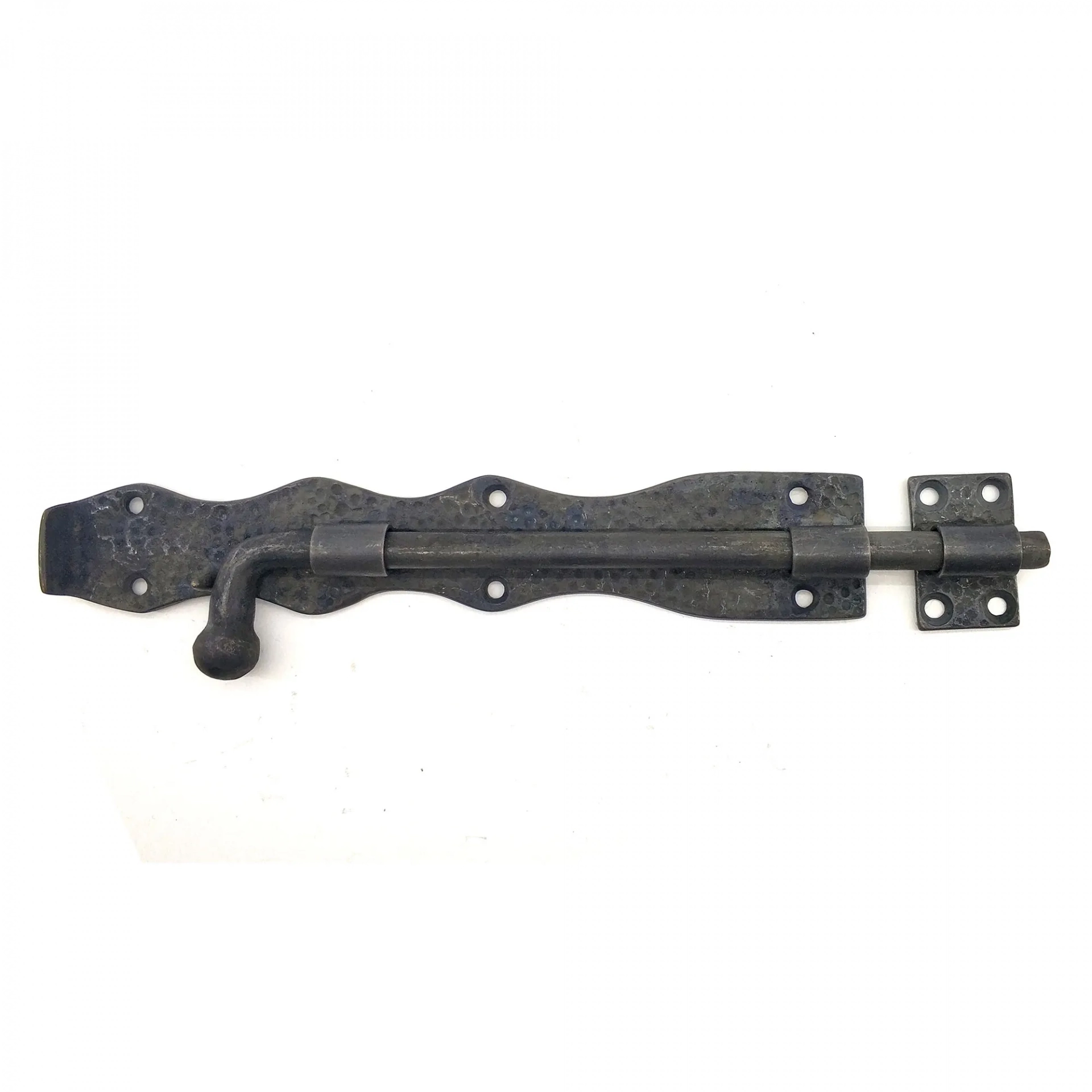 Antika Tarz Dekoratif Pirinç Dövme Kapı Sürgüsü - 25cm, Oksit ( Lisinya ) Antika Tarz Dekoratif Pirinç Dövme Kapı Sürgüsü - 25cm, Oksit ( Lisinya )