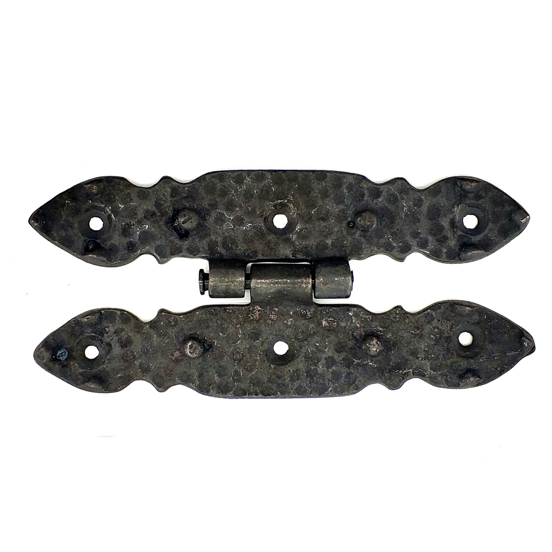 Antika Tarz Dekoratif Pirinç Düğmeli Menteşe - 142x69 Mm, Oksit ( Lisinya ) Antika Tarz Dekoratif Pirinç Düğmeli Menteşe - 142x69 Mm, Oksit ( Lisinya )