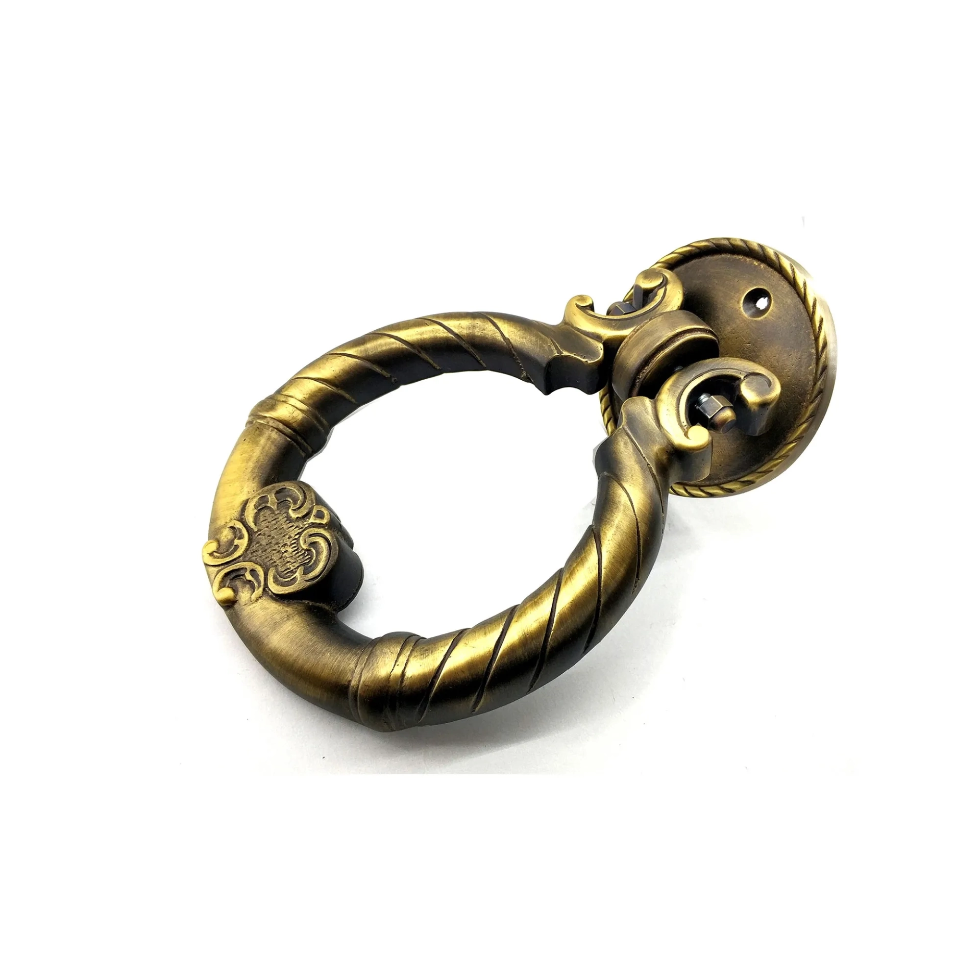 Antika Tarz Dekoratif Pirinç Saray Kapı Tokmağı, Taktak - 97mm, Antik ( Lisinya ) Antika Tarz Dekoratif Pirinç Saray Kapı Tokmağı, Taktak - 97mm, Antik ( Lisinya )