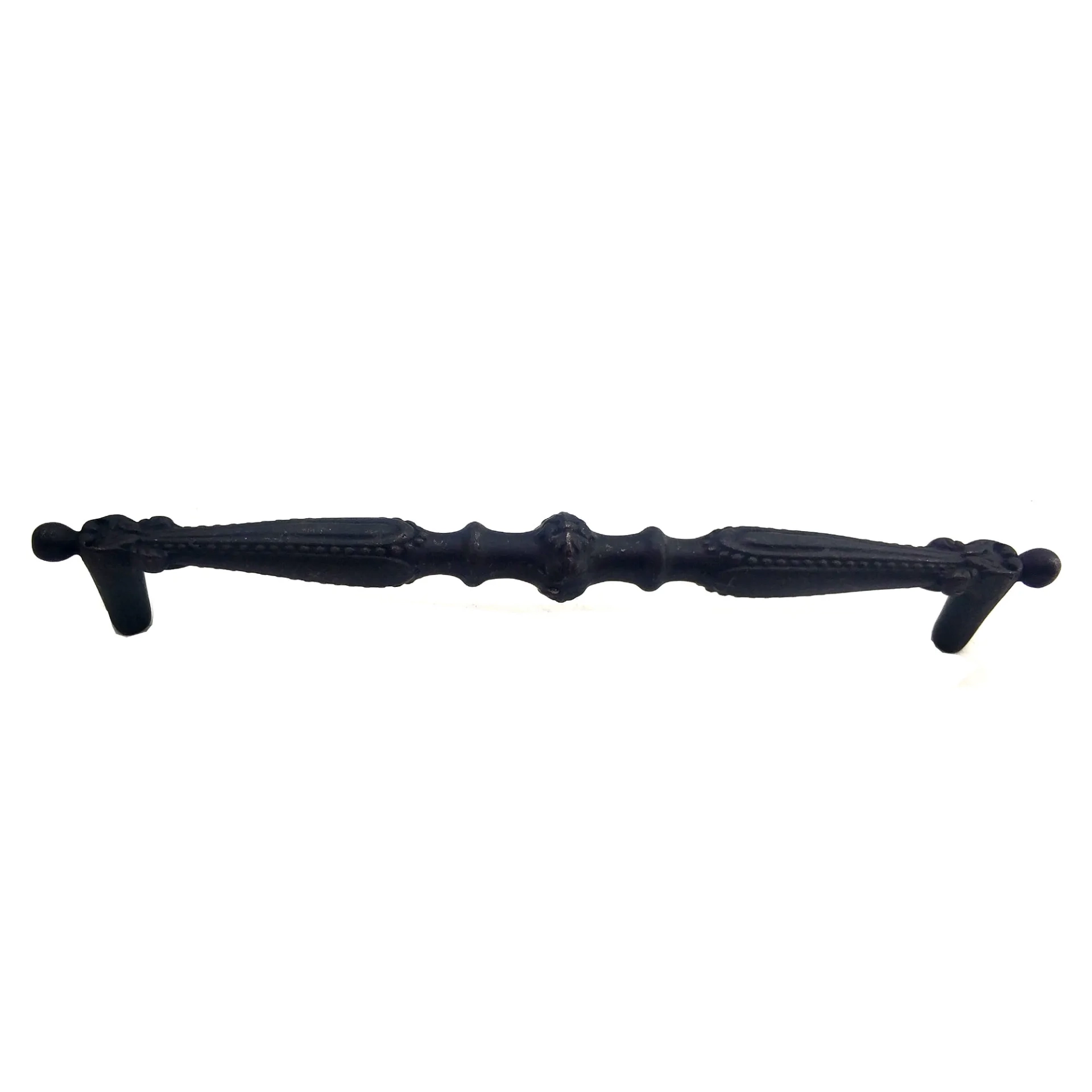 Antika Tarz Dekoratif Pirinç Yeni Sütun Mobilya Kulbu - 128mm, Oksit ( Lisinya )