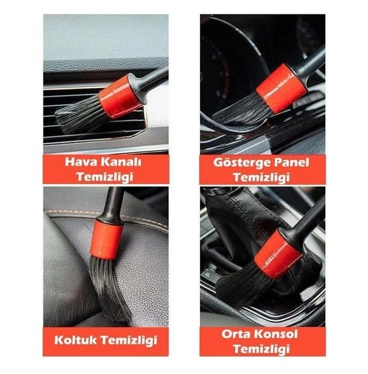 Araba Detaylı Temizlik Fırça Seti ( Lisinya ) Araba Detaylı Temizlik Fırça Seti ( Lisinya )