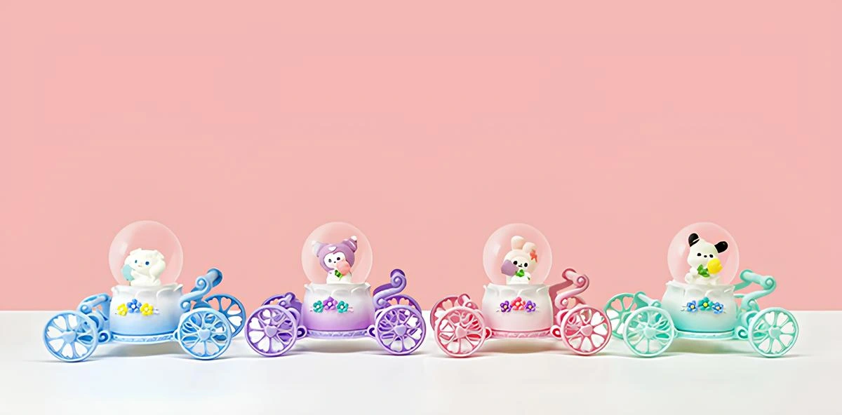 Arabalı Kuromi Serisi Kar Küresi ( Lisinya ) Arabalı Kuromi Serisi Kar Küresi ( Lisinya )