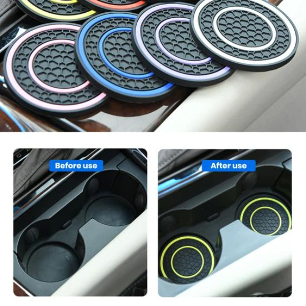 Araç İçi Bardak Tutucu Matları ( Lisinya )