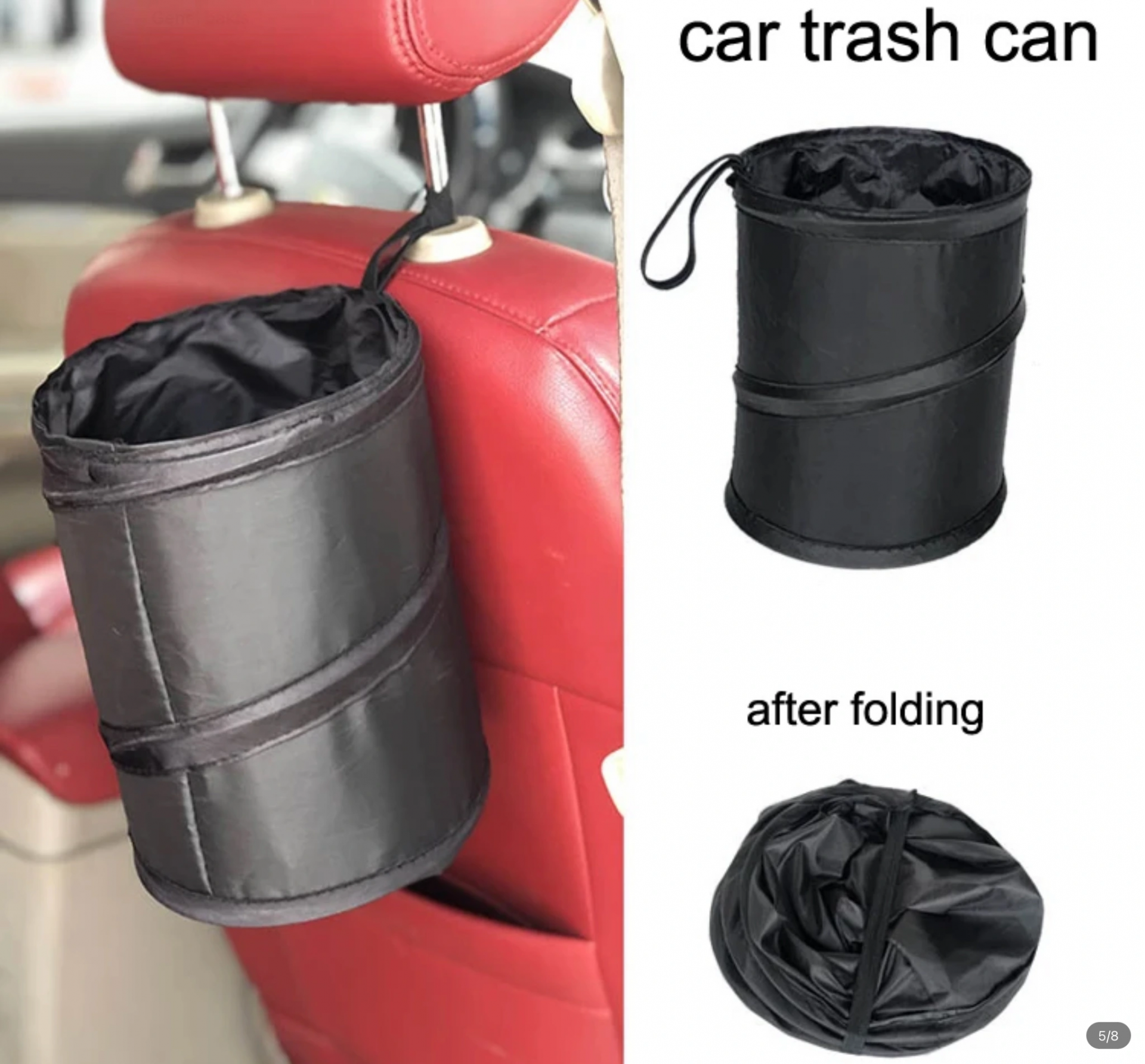 Araç İçi Katlanabilir Çöp Torbası ( Lisinya )