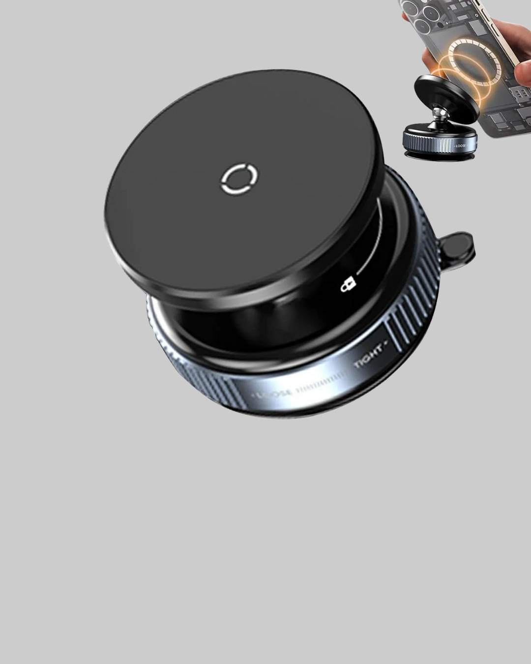 Araç İçi Telefon Tutucu Güçlü Manyetik Vakumlu Model ( Lisinya )