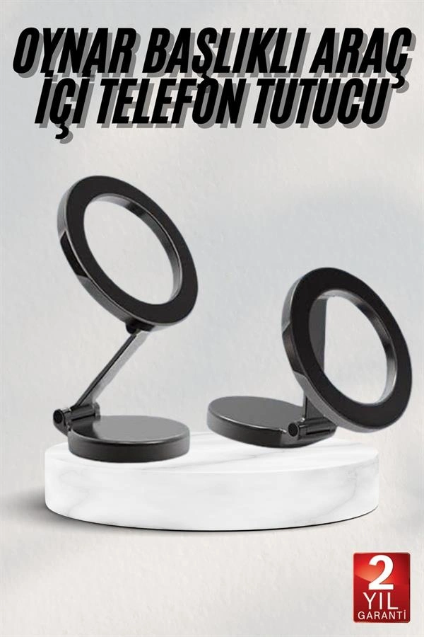 Araç Içi Telefon Tutucu İos Uyumlu Magsafe Manyetik Mıknatıslı ( Lisinya )